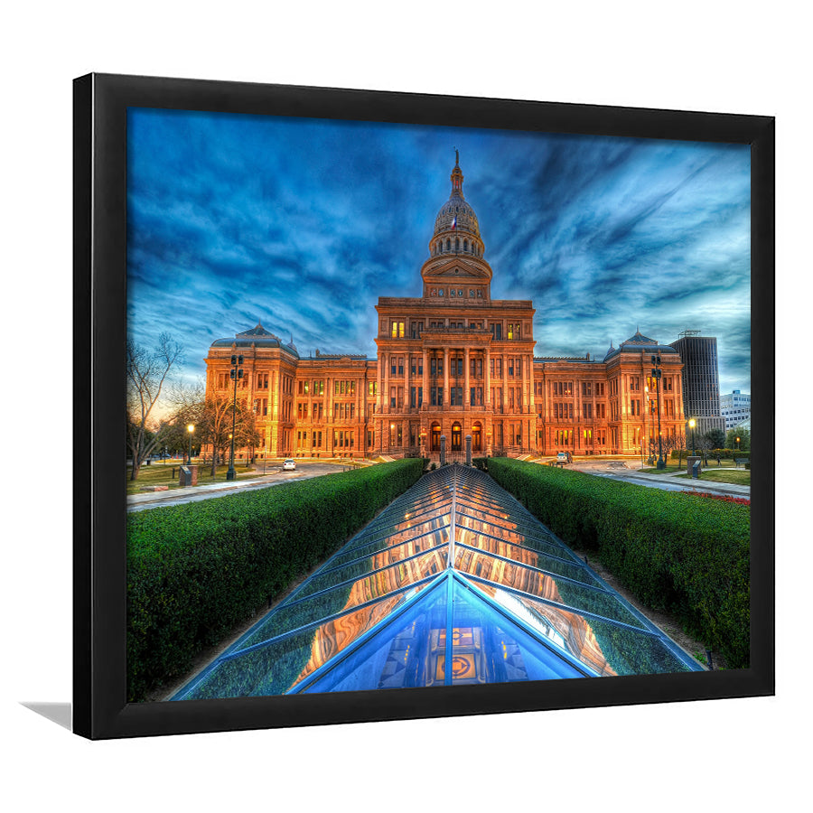 Texas State Capito Liowa State Capitol Framed Wall Art Prints - Framed Prints, Prints for Sale, Framed Art