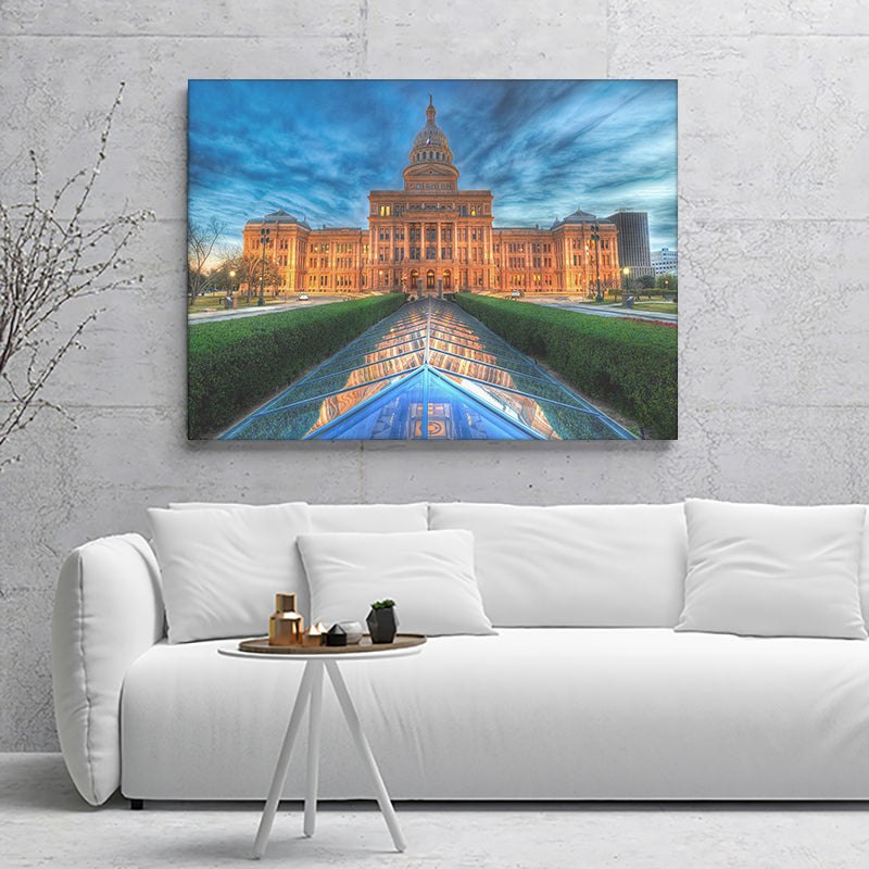 Texas State Capito Liowa State Capitol Canvas Wall Art - Canvas Prints, Prints for Sale, Canvas Painting, Canvas On Sale