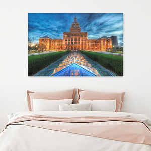 Texas State Capito Liowa State Capitol Canvas Wall Art - Canvas Prints, Prints for Sale, Canvas Painting, Canvas On Sale