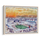 Texas Tech Red Raiders Jones ATT Stadium Watercolor, Sport Art Prints Fan Gift, Framed Canvas Prints Wall Art Decor
