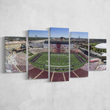 Texas Tech Red Raiders Wall Art Jones ATT,Multi Panels,Sport Stadium Art Prints, Fan Gift