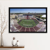 Texas Tech Red Raiders Framed Canvas Prints Wall Art Jones ATT,Sport Stadium Art Prints, Fan Gift