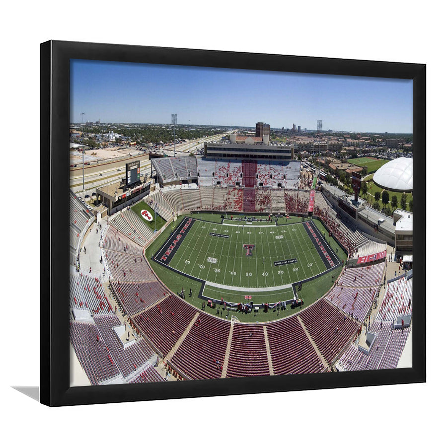 Texas Tech Red Raiders Wall Art Jones ATT,Sport Stadium Art Prints, Fan Gift, Wall Decor
