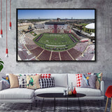 Texas Tech Red Raiders Framed Canvas Prints Wall Art Jones ATT,Sport Stadium Art Prints, Fan Gift