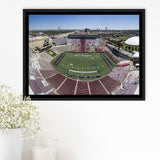 Texas Tech Red Raiders Framed Canvas Prints Wall Art Jones ATT,Sport Stadium Art Prints, Fan Gift