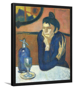 The Absinthe Drinker 1901 - Pablo Picasso-gigapixel - Art Print, Frame Art, Painting Art