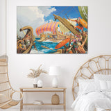 The Army That Fought At Sea Canvas Wall Art - Canvas Prints, Prints For Sale, Painting Canvas