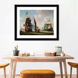 The Arrival Of Michiel Adriaanszoon De Ruyter 1607 76 In Amsterdam Wall Art Print - Framed Art, Framed Prints, Painting Print