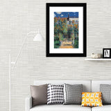 The ArtistS Garden At Vetheuil By Claude Monet-Canvas Art,Art Print,Framed Art,Plexiglass cover