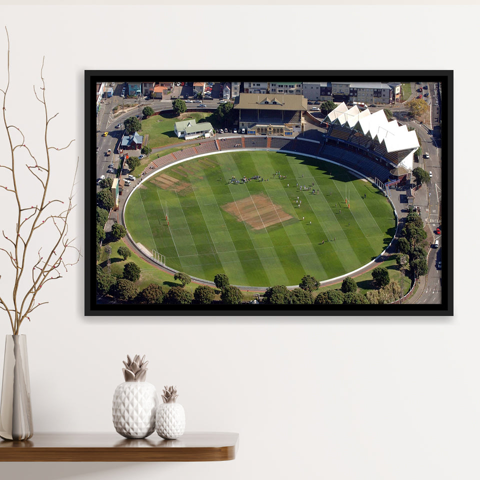 The Basin Reserve, Stadium Canvas, Sport Art, Gift for him, Framed Canvas Prints Wall Art Decor, Framed Picture