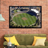 The Basin Reserve, Stadium Canvas, Sport Art, Gift for him, Framed Art Prints Wall Art Decor, Framed Picture