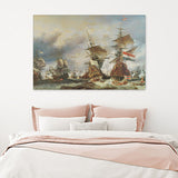 The Battle Of Texel 29 June 1694 Canvas Wall Art - Canvas Prints, Prints For Sale, Painting Canvas,Canvas On Sale
