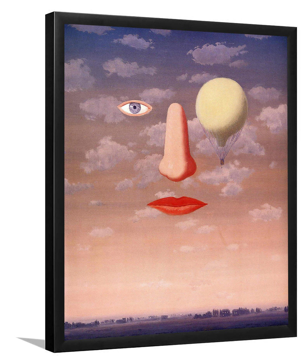 The Beautiful Relations 1967 by Rene Magritte-Art Print, Frame Art, Plexiglas Cover