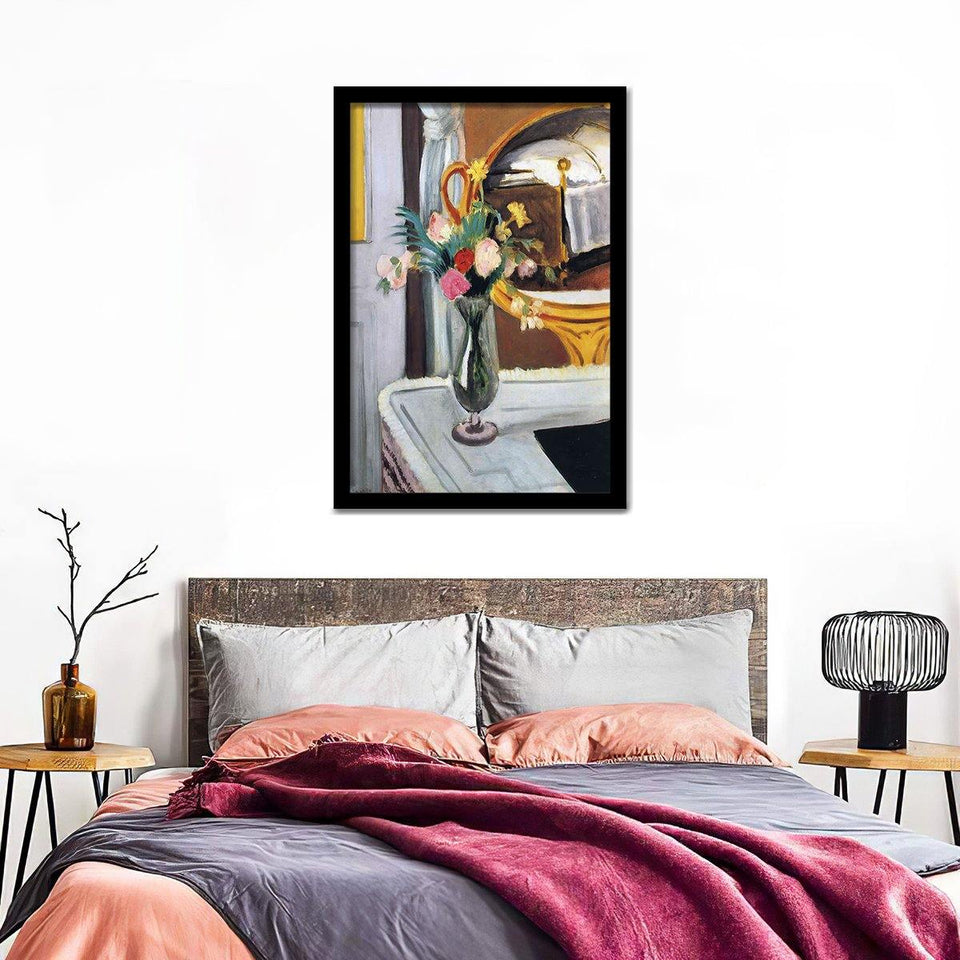 The Bed In The Mirror By Henri Matisse - Art Print, Frame Art, Painting Art