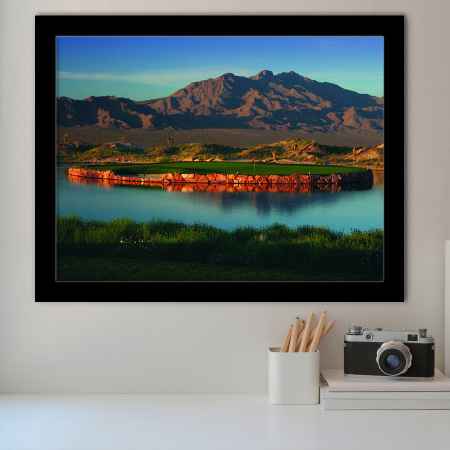 The Best Dye In Sin City Las Vegas Paiute Golf Resort, Golf Sport Print, Golf Lover, Framed Art Prints Home Decor