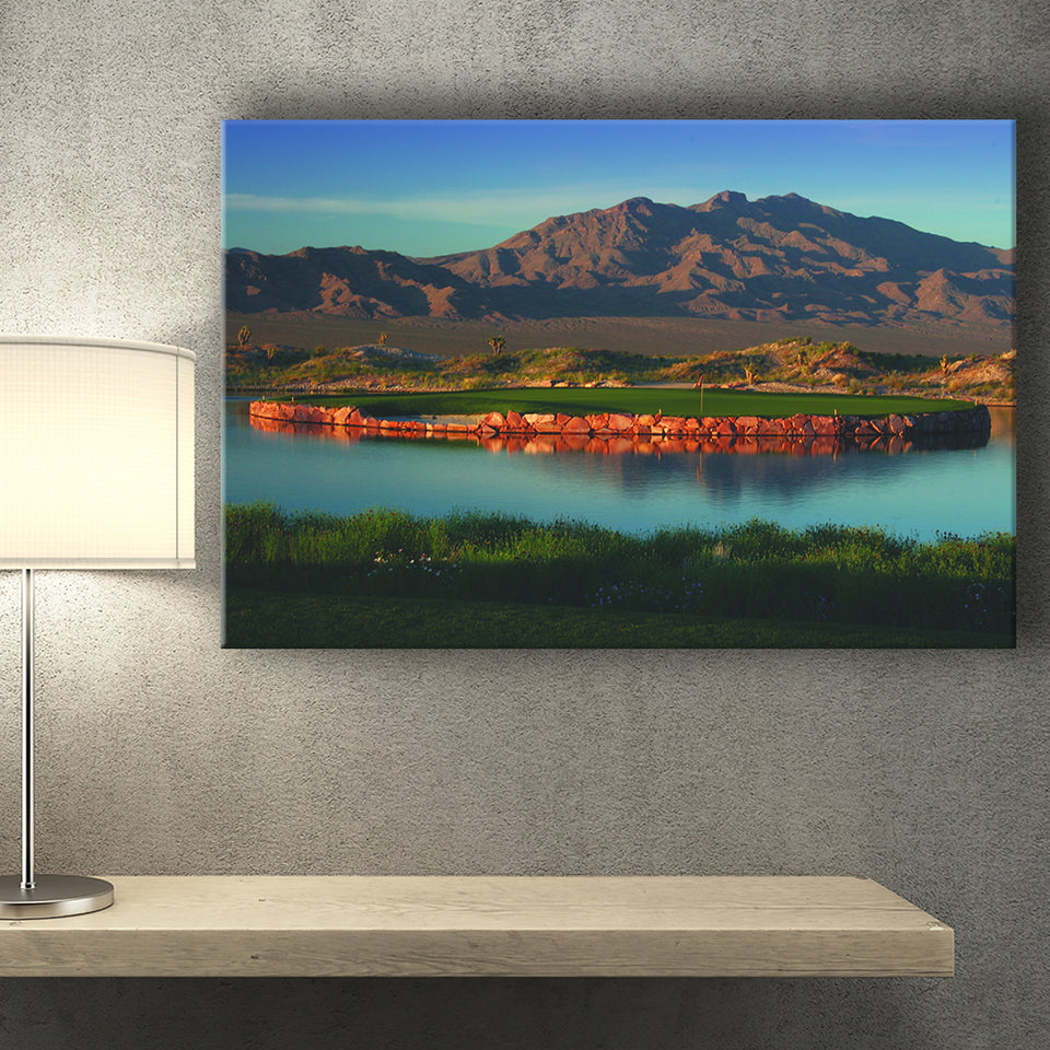The Best Dye In Sin City Las Vegas Paiute Golf Resort, Golf Art Print, Golf Lover, Canvas Prints Wall Art Decor
