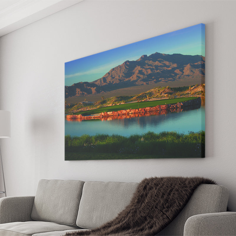 The Best Dye In Sin City Las Vegas Paiute Golf Resort, Golf Art Print, Golf Lover, Canvas Prints Wall Art Decor