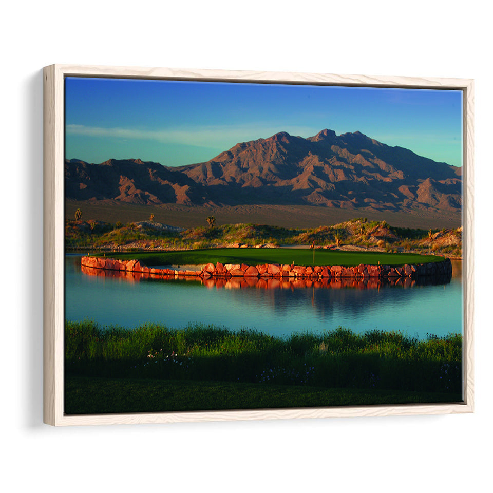 The Best Dye In Sin City Las Vegas Paiute Golf Resort, Golf Art Print, Framed Canvas Prints Wall Art Decor, Floating Frame