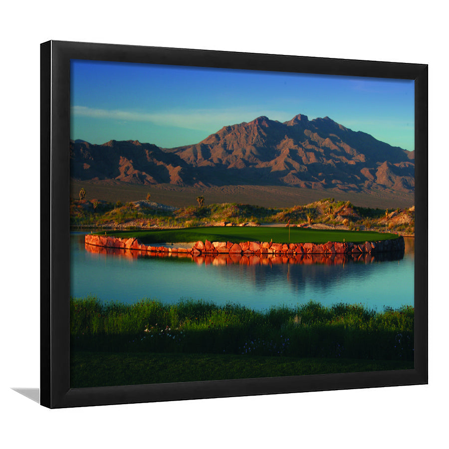 The Best Dye In Sin City Las Vegas Paiute Golf Resort, Golf Sport Print, Golf Lover, Framed Art Prints Home Decor