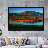 The Best Dye In Sin City Las Vegas Paiute Golf Resort, Golf Sport Print, Golf Lover, Framed Art Prints Home Decor