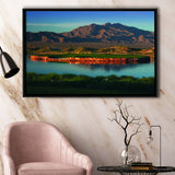 The Best Dye In Sin City Las Vegas Paiute Golf Resort, Golf Art Print, Framed Canvas Prints Wall Art Decor, Floating Frame
