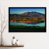 The Best Dye In Sin City Las Vegas Paiute Golf Resort, Golf Art Print, Framed Canvas Prints Wall Art Decor, Floating Frame