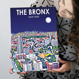 The Bronx New York Art Night Landscape ,City Art Print, Large Canvas, Canvas Print Wall Art Home Decor