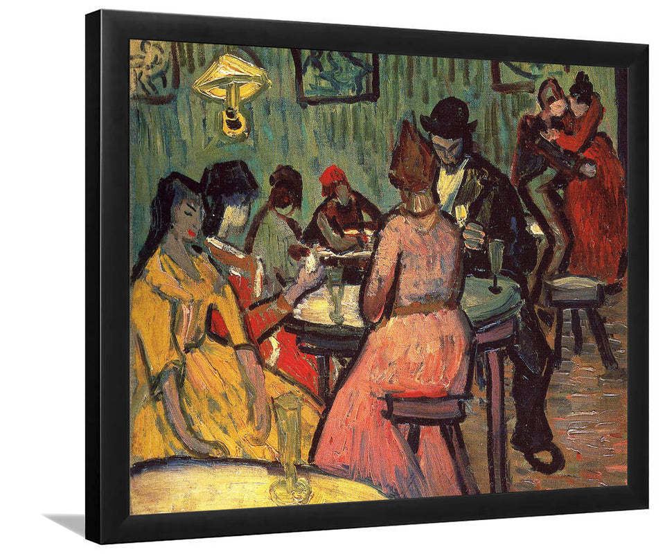 The Brothel By Vincent Van Gogh-Art Print,Canvas Art,Frame Art,Plexiglass Cover