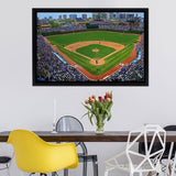 The Chicago Cubs Defeated The Arizona Diamondbacks During Framed Canvas Prints Wall Art - Painting Prints, Home Wall Decor, Painting Canvas