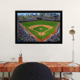 The Chicago Cubs Defeated The Arizona Diamondbacks During Framed Canvas Prints Wall Art - Painting Prints, Home Wall Decor, Painting Canvas