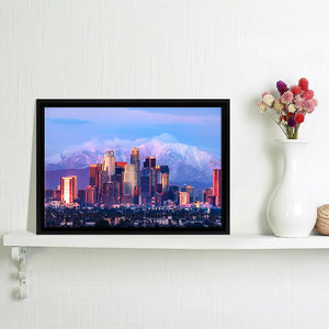 The City Of Angels Los Angeles Framed Canvas Wall Art - Framed Prints, Prints for Sale, Canvas Painting