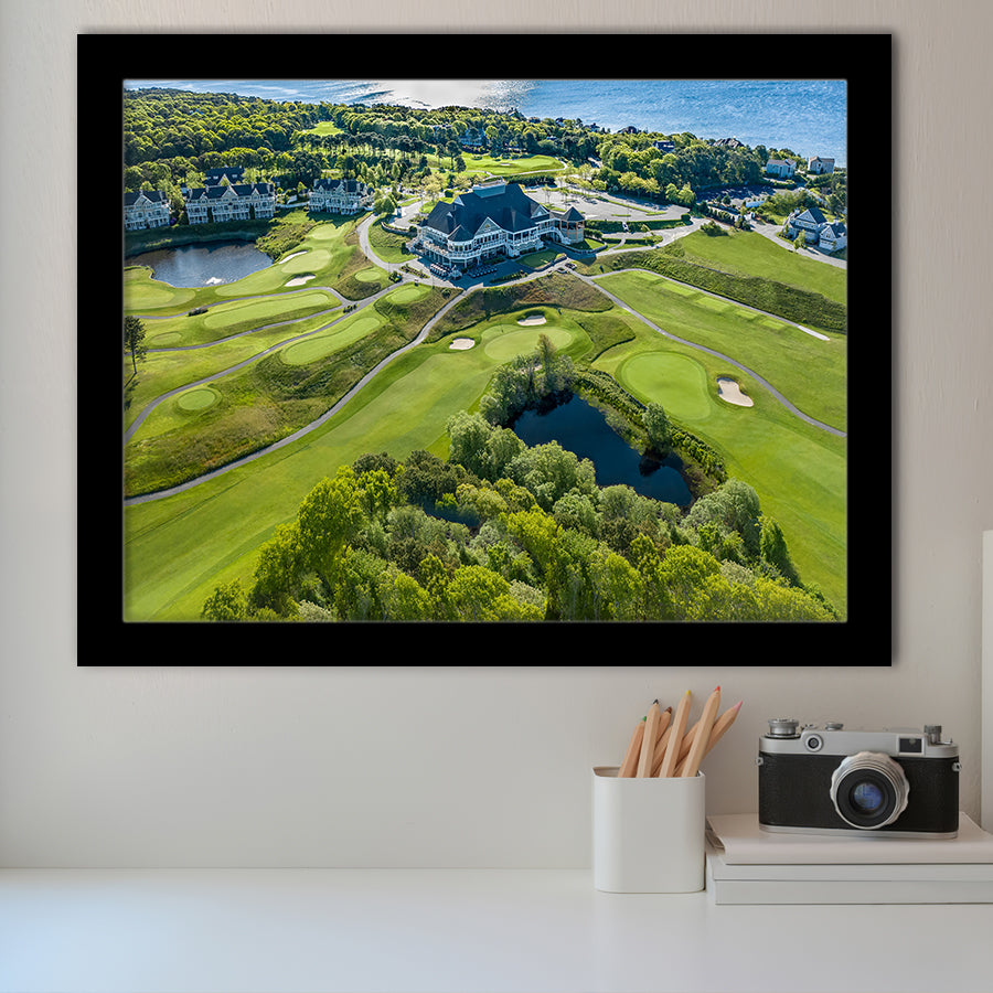 The Club At New Seabury Offers A Cape Escape, Golf Sport Print, Golf Lover, Framed Art Prints Home Decor