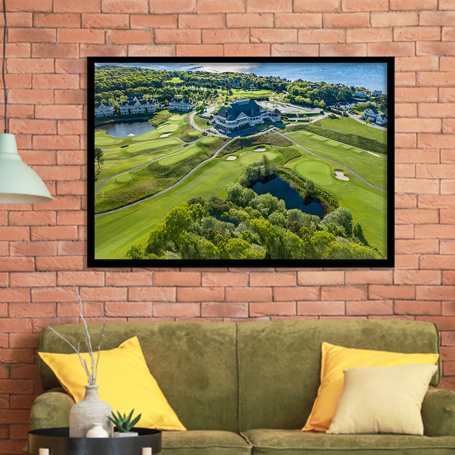 The Club At New Seabury Offers A Cape Escape, Golf Sport Print, Golf Lover, Framed Art Prints Home Decor