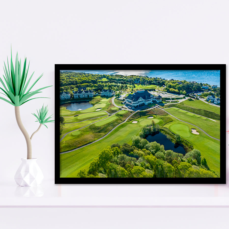 The Club At New Seabury Offers A Cape Escape, Golf Sport Print, Golf Lover, Framed Art Prints Home Decor
