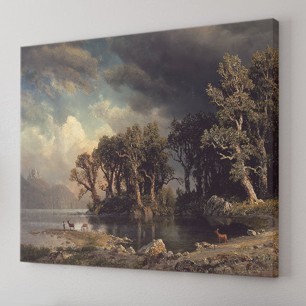 The Coming Storm Albert Bierstadt 1869 Canvas Wall Art - Canvas Prints, Prints For Sale, Painting Canvas,Canvas On Sale