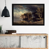The Coming Storm Albert Bierstadt 1869 Canvas Wall Art - Canvas Print, Framed Canvas, Painting Canvas