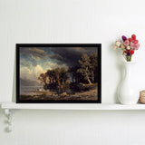 The Coming Storm Albert Bierstadt 1869 Canvas Wall Art - Canvas Print, Framed Canvas, Painting Canvas