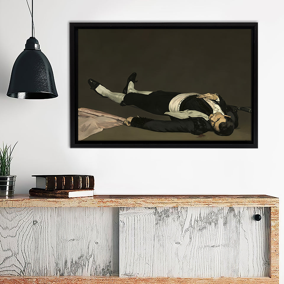 The Dead Bullfighter By Edouard Manet Framed Canvas Wall Art - Framed Prints, Canvas Prints, Prints for Sale, Canvas Painting