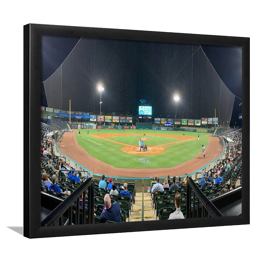 The Diamond Stadium, Stadium Canvas, Sport Art, Gift for him, Framed Art Prints Wall Art Decor, Framed Picture