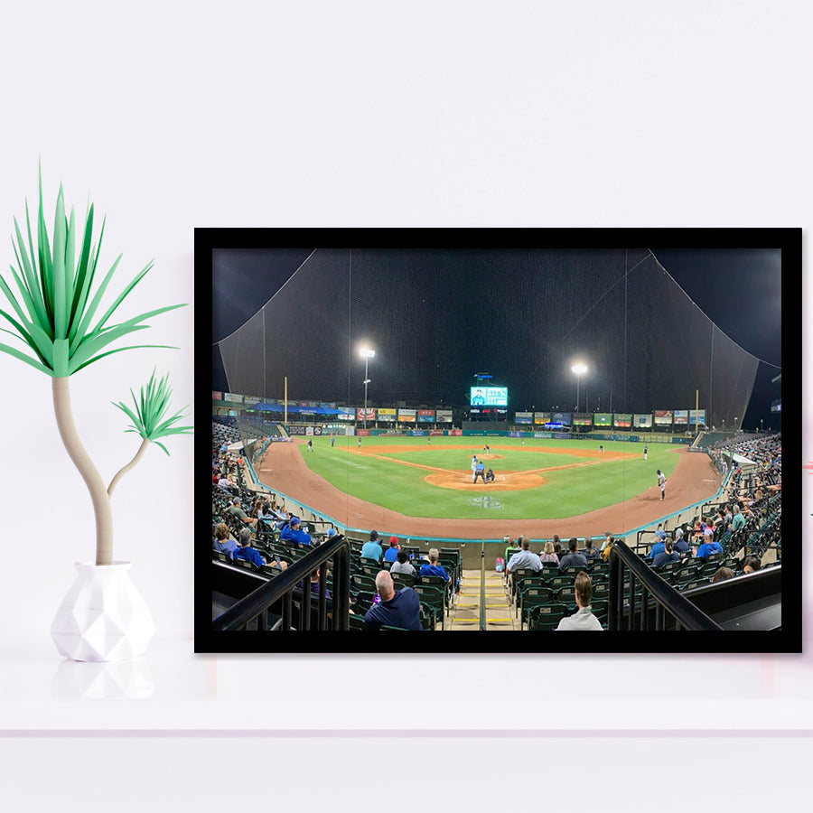 The Diamond Stadium, Stadium Canvas, Sport Art, Gift for him, Framed Art Prints Wall Art Decor, Framed Picture