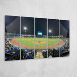 The Diamond Stadium, Stadium Canvas, Sport Art, Gift for him, Multi Panels B, Canvas Prints Wall Art Decor