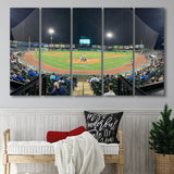 The Diamond Stadium, Stadium Canvas, Sport Art, Gift for him, Multi Panels B, Canvas Prints Wall Art Decor