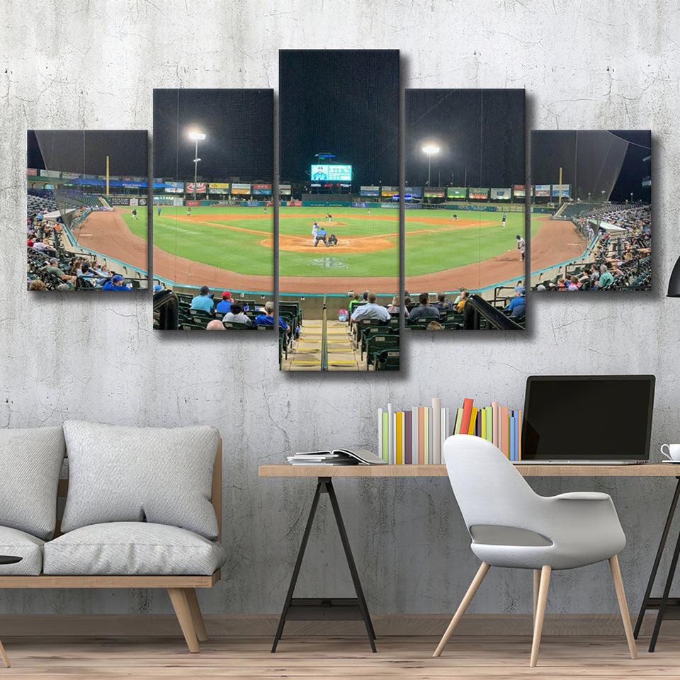 The Diamond Stadium, Stadium Canvas, Sport Art, Large Canvas, Multi Panels, Canvas Prints Wall Art Decor