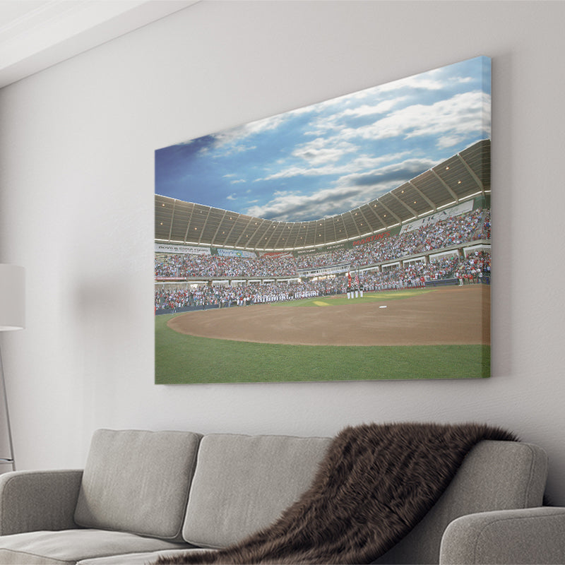 The Diamond Stadium in Virginia, Stadium Canvas, Sport Art, Gift for him, Fan Gift, Canvas Prints Wall Art Decor