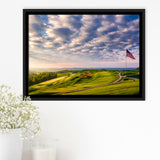 The Donald Ross Course At French Lick, Golf Art Print, Framed Canvas Prints Wall Art Decor, Floating Frame