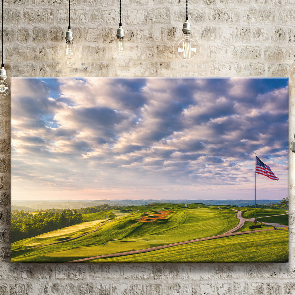 The Donald Ross Course At French Lick, Golf Art Print, Golf Lover, Canvas Prints Wall Art Decor