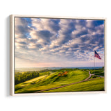The Donald Ross Course At French Lick, Golf Art Print, Framed Canvas Prints Wall Art Decor, Floating Frame