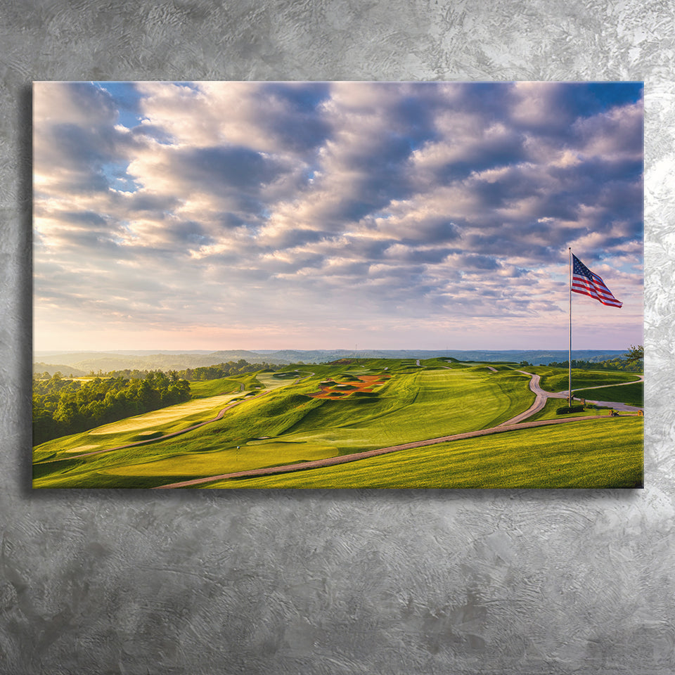 The Donald Ross Course At French Lick, Golf Art Print, Golf Lover, Canvas Prints Wall Art Decor