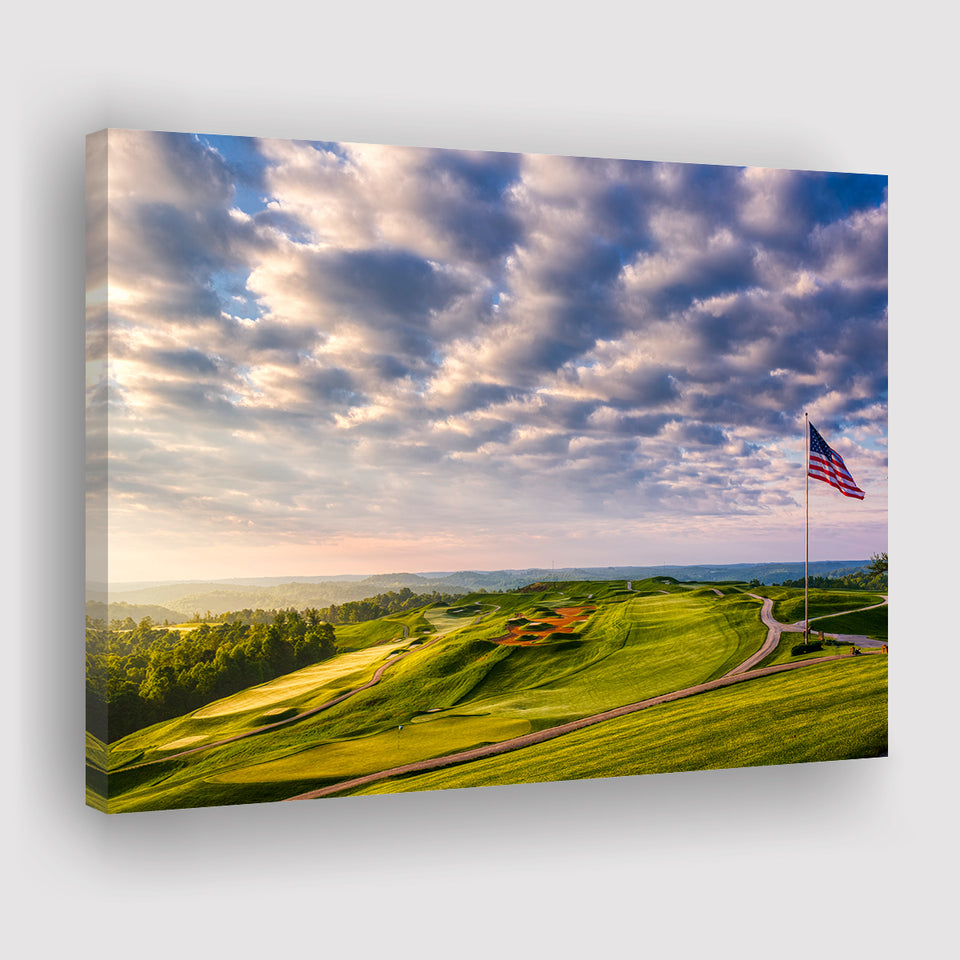 The Donald Ross Course At French Lick, Golf Art Print, Golf Lover, Canvas Prints Wall Art Decor