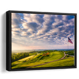The Donald Ross Course At French Lick, Golf Art Print, Framed Canvas Prints Wall Art Decor, Floating Frame